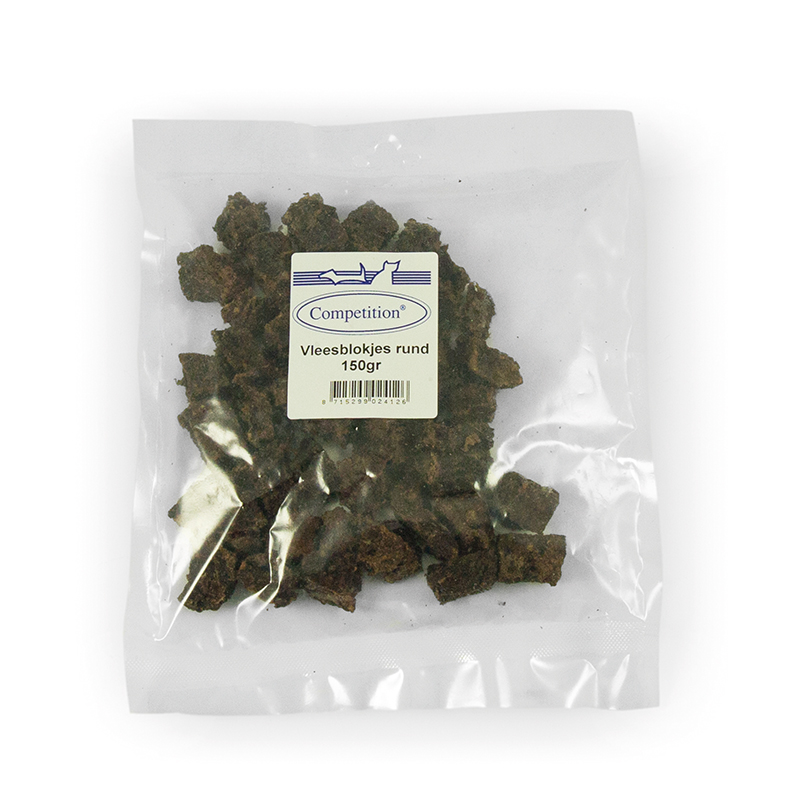 COMPETITION - VLEESBLOKJES 150 GR ADULT